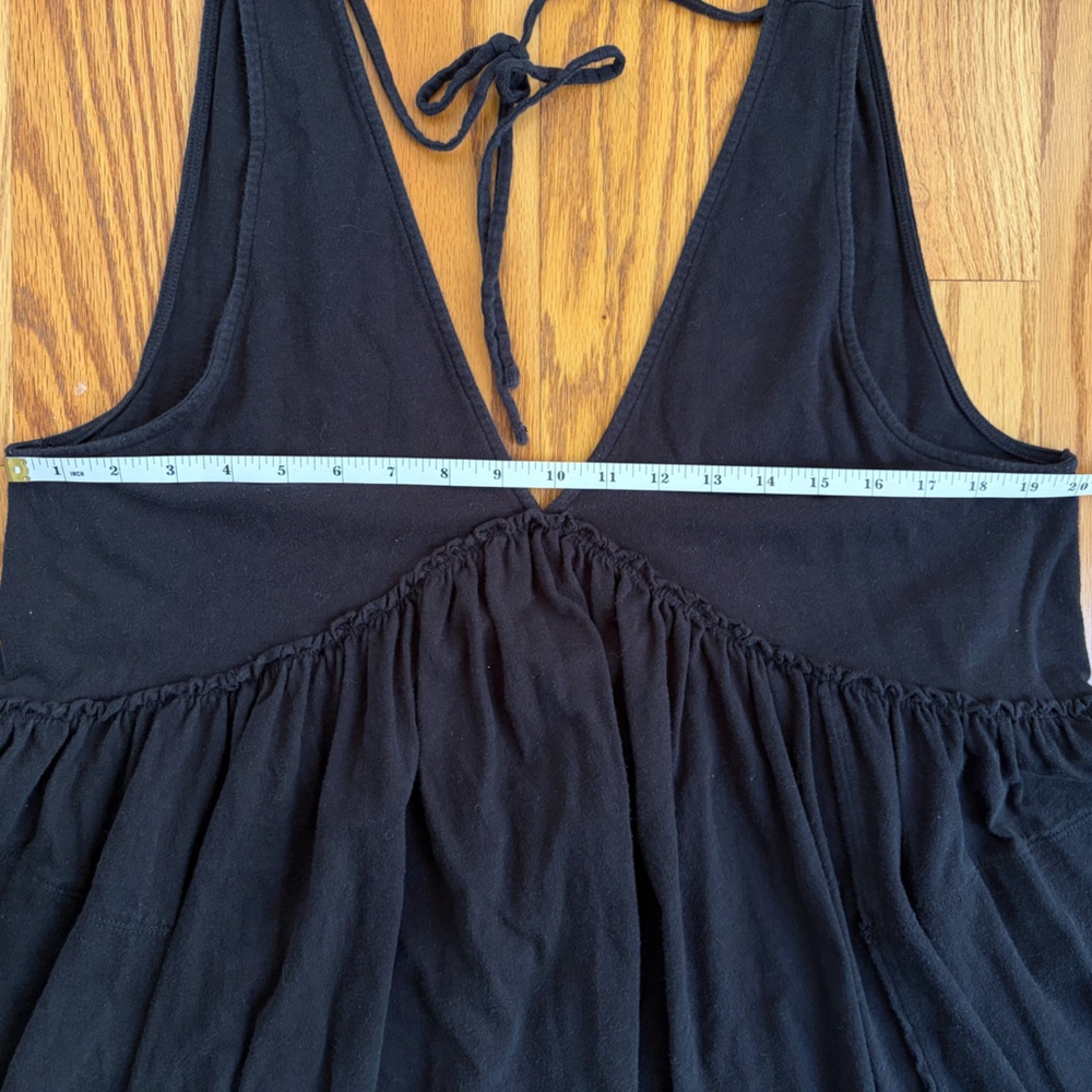 American Eagle Outfitters Black Sleeveless Dress 100% Cotton. Size: XL - Picture 7 of 7